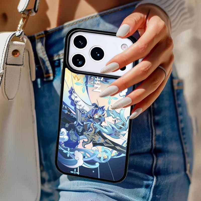 

Genshin Impact Eula Game Phone Case For iPhone 17 Air 14 15 13 12 Max Cover For Apple 14 15 16 16e 11 Pro Max Plus Coque iPhone 11