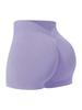 Pantaloncini da Yoga Senza Cuciture a Vita a V da Donna - Controllo Pancia, Asciugatura Rapida, Costolati, Sollevamento Glutei Pantaloni Fitness