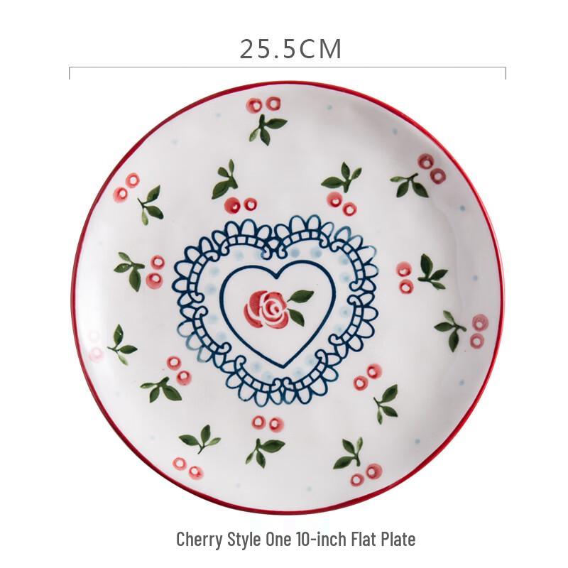 Handun 10-inch Japanese Cherry Blossom Dinner Plate