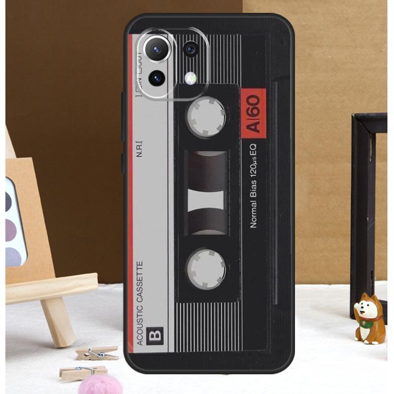 Old Cassette Tape Case For Xiaomi 14 Ultra 13 11T 12T 13T Pro 12 Lite POCO X6 Pro X3 X4 X5 M5s M6 F3 F5 Cover