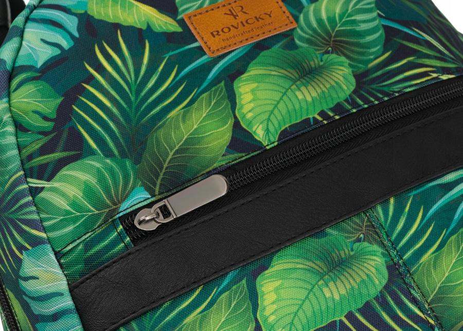 Patterned, urban women's backpack - Rovicky