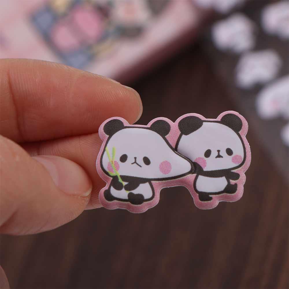 Waterproof Panda Bubble Sticker Goo Card Stickers  Skateboards Luggage Suitcases Decor