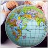 Inflatable Globe Geography Learning Educational Ball Home Office Decoration
