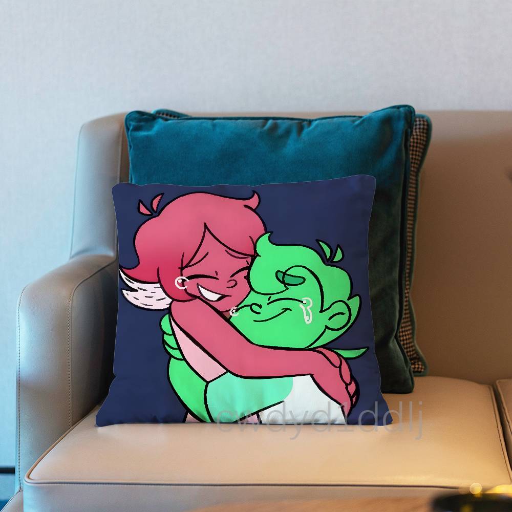 MMundo Torajo Anime Pillow Case Short Plush Sofa Decorative Gift Home Doublesided Printing Cushio