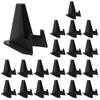 20 Stuks Mini Zwarte Trading Card Display Standaards 5,5 cm met Stabiele Basis voor Munten en Medailles
