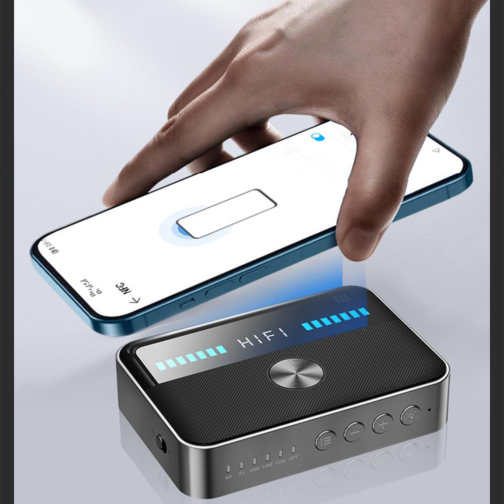 5.3 Bluetooth Receiver NFC Bluetooth Adapter Coaxial Optical Fiber HiFi Bluetooth Transmitter Universal
