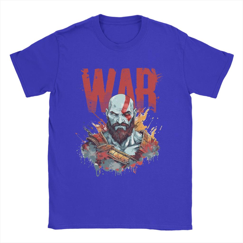 THE GOD OF WAR Unisexs T Shirt Novelty Tee Shirt Short Sleeve Round Neck TShirts Cotton New Arrival Tops