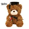 Plush Bear With Bow Tie Personalized Graduation Gifts 2026 for Her, 7-Inch Teddy Bear, Soft Celebration Gift Mascot College High School, Grade