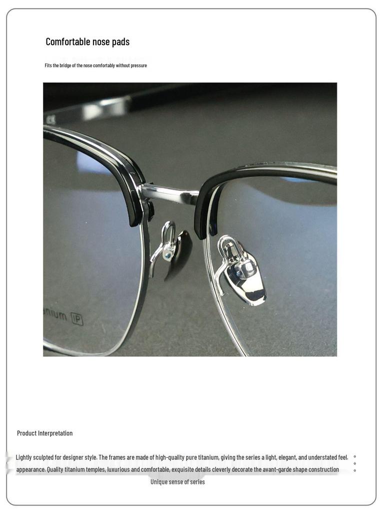 Polygon Ultralight Titanium Eyeglass Frame for Men and Women
