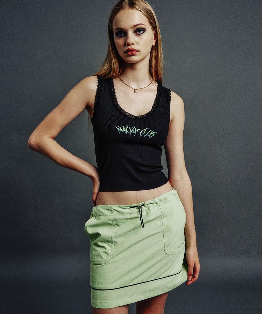 MINIMALPAIR Nylon Skirt Mint
