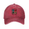 New Ed Sheerans Mathematics Tour Baseball Caps Retro Distressed Denim Snapback Hat Unisex Women Outdoor Travel Adjustable Fit Caps