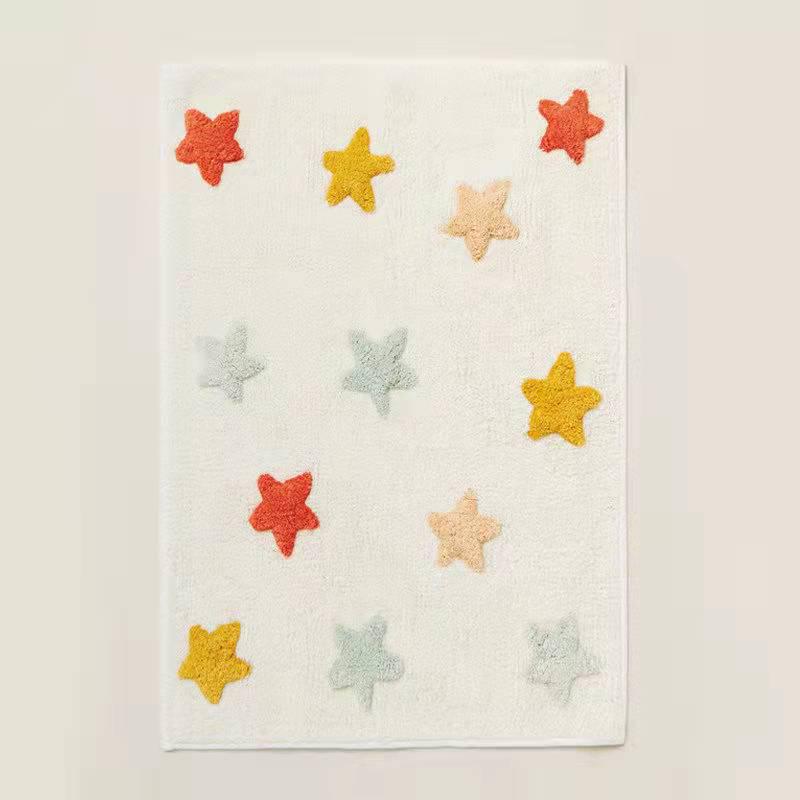 Dirt-Resistant Cartoon Rug: Non-Slip, Easy-Care, Large Area Carpet for Living Room & Bedroom