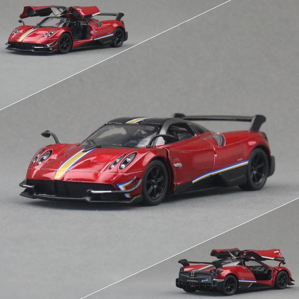 1/38 Pagani Huayra BC Alloy Sports Model Diecasts Metal Track Racing Vehicles Car Model High Simulation Collection Kids Toy Gift