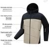 Unisex Autumn/Winter Softshell Windbreaker: Breathable, Loose-Fit, Color Block Hooded Jacket