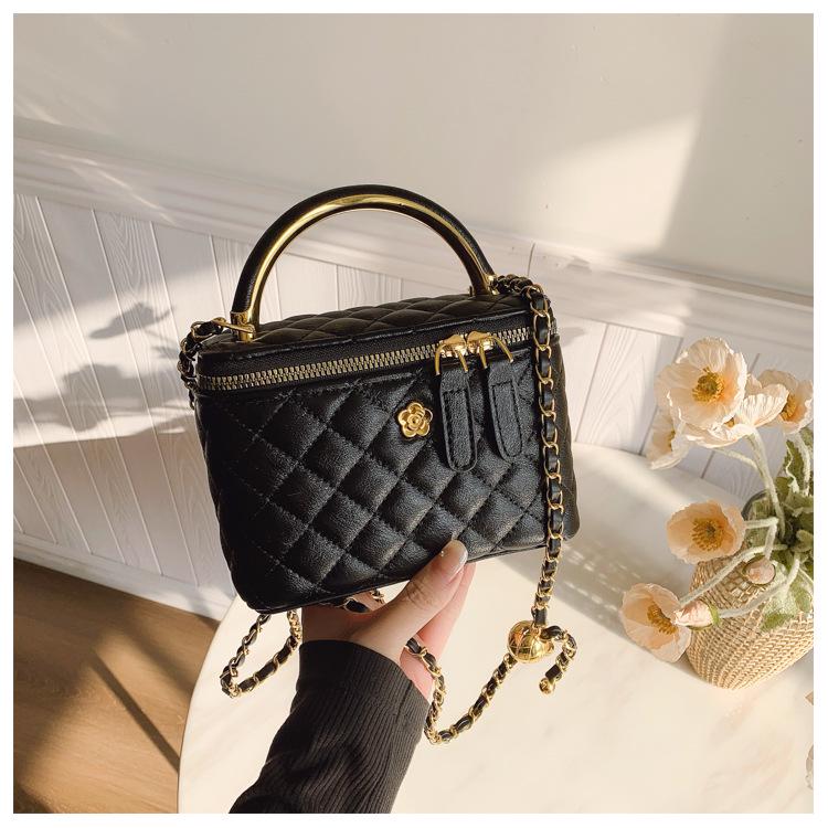 Geantă crossbody retro cu zale diamantate 2024 - Geantă de umăr versatilă cu lanț pentru femei