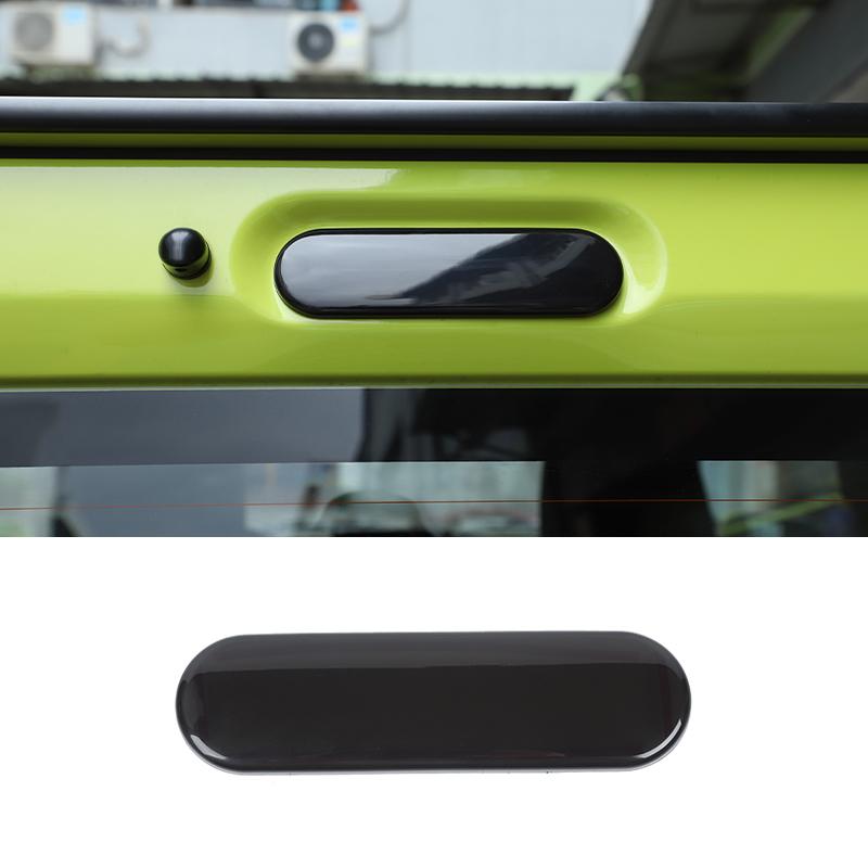 Car Tail Light Lamp Covers HIGH MOUNT STOP LAMP Leaf Board Turn Signal Decoration For Suzuki Jimny 2019 Up Car Exterior Accessoriess,Smocked Black