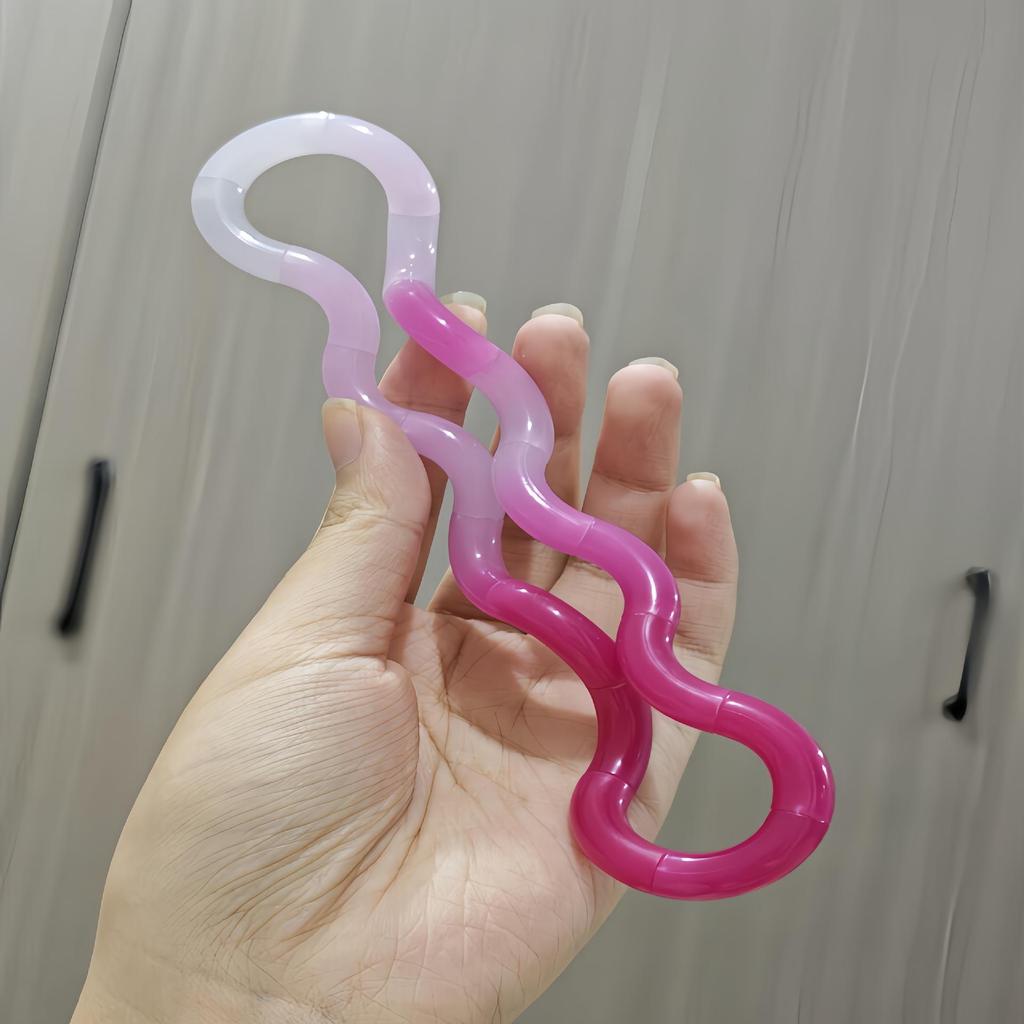 Twist & Lock Temperature-Sensitive Color-Changing Crystal Stress Relief Rope Toy
