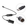 5V To 12V Type C Car Chargers Adapters With Power Indicator For Car Electronics And Accessories