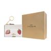 Coach Skinny Id Case 11 Letter Logo Strawberry Print Coated Canvas Card Holder Women Card Holder White CAR17-IMCAH