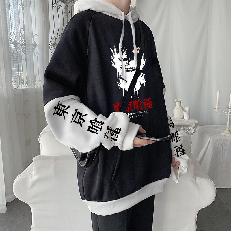 

Толстовки с капюшоном Cool Manga Tokyo Ghoul Kanekiken, большие толстовки в стиле хип-хоп Y2k с принтом, уличная толстовка для мужчин и женщин, модные зимние толстые теплые толстовки