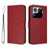 For Xiaomi 15T Pro Wallet Case RFID Blocking Calf Texture Leather Stand Phone Cover with Strap