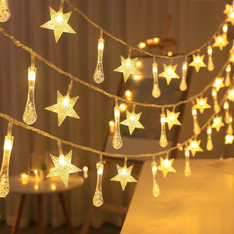 Outdoor Solar LED String Lights - Colorful, Energy-Saving, Long Battery Life