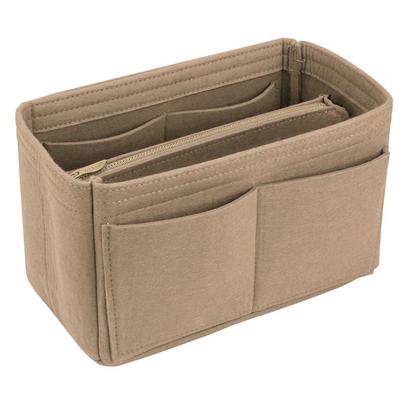 Women's Cross-Body Felt Makeup & Storage Bag