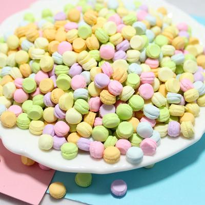12Pcs/Lot Dollhouse Miniature Food Mini Macaron For 1/12 Doll Kitchen Toys