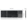 Three-system compatible with touchpad keyboard ultra-thin three-fold portable home office keyboard
