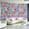 Bluey Wall Tapestry Aesthetic Wall Hanging Printed Fabric Blanket Decorative Tapestries for Bedroom Living Room Home Decor