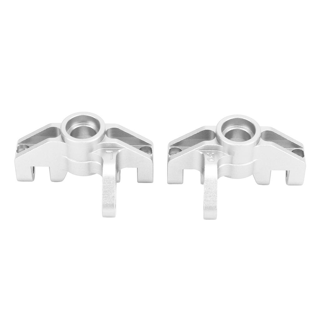 2pcs RC Steering Cup Professional Aluminum Alloy Steering Cup for LOSI Hammer Rey U4 Rock Racer 1 10 RC Car Silver