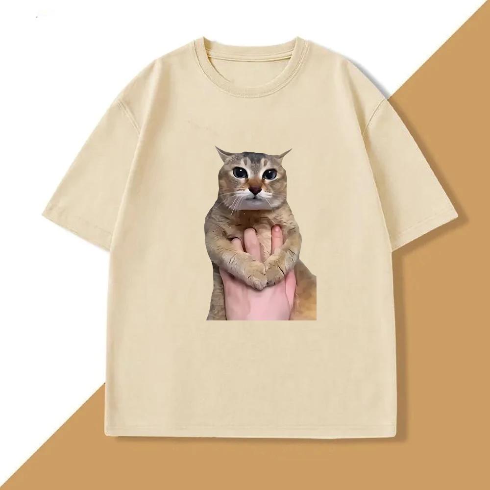 Unisex Clothing Tole Cat Cute Tshirts Summer Casual Fashion Funny Meme Short Sleeve Tops Comfortable Oversize ONeck Tshirts