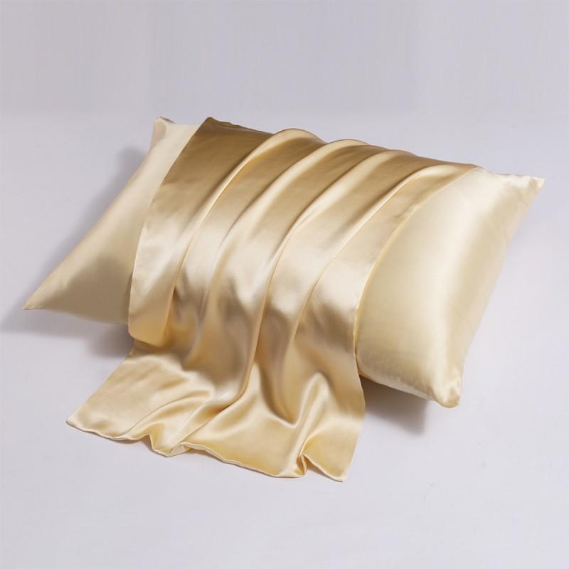 100% Pure Mulberry Silk Pillowcase 16 Momme Double-Sided Envelope Style Bedding Comfort