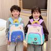New kindergarten schoolbag cute digging bear schoolbag cartoon schoolbag boy baby simple and lightweight backpack