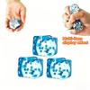 (Hefengcl)1/3/5Pcs Mini Snowflake Slow Rebound Ice Cube Tpr Squishy, Sensory Stress Relief Toy, Perfect For Christmas Gifts