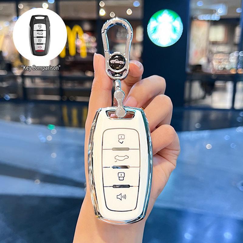 Key Cover for 2024 Haval Big Dog: Fits 23mm Chitu H6, 22mm New H9 Buckle, 19mm Old M6 Case - Simple Design