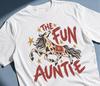 Fun Auntie Shirt, Quirky Funny Auntie Tee, Whimsical Aunt Gift, Horse Lover Auntie Shirt, Gift Idea for Auntie, New Funny Aunt TShirt