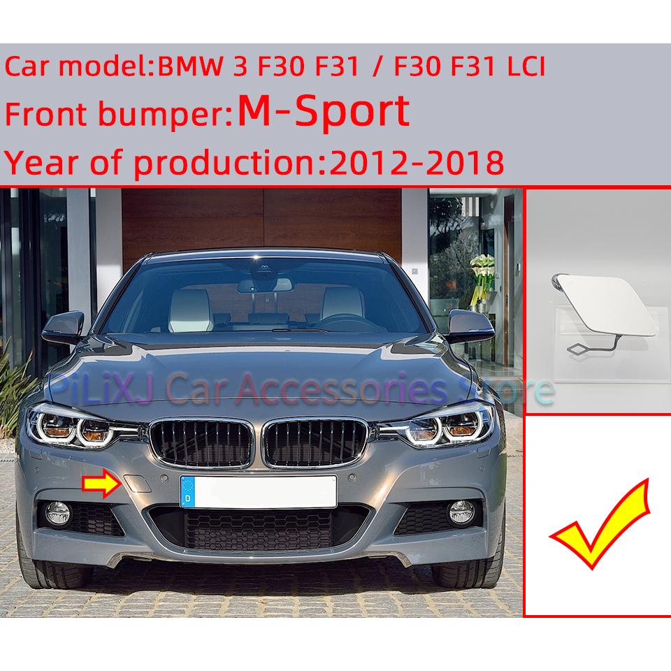 Abdeckung für Abschleppöse Haken Vorne Stoßstange Für BMW 3er F30 /F30LCI / F30 M-Sport 2012-2018 #51117293116 51118067961 51117396837