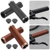 MTB Bike Handle Retro Sewn Grip Double Lock PU Leather Stitched Road Bike Handlebar Grip Bicycle Handle Grip Bicycle Accessories