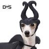 Pet Costume Set Dog Halloween Witch Clothes Cat Cloak Funny Dog Wizard Outfit Mantle Apparel Cosplay Dress for Halloween Party Christmas