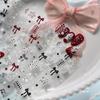 Fiore,Pois,Papillon Adesivo per Unghie Autoadesivo Decorazioni Decalcomanie Fai da Te Manicure Scrapbooking Diario Adesivo
