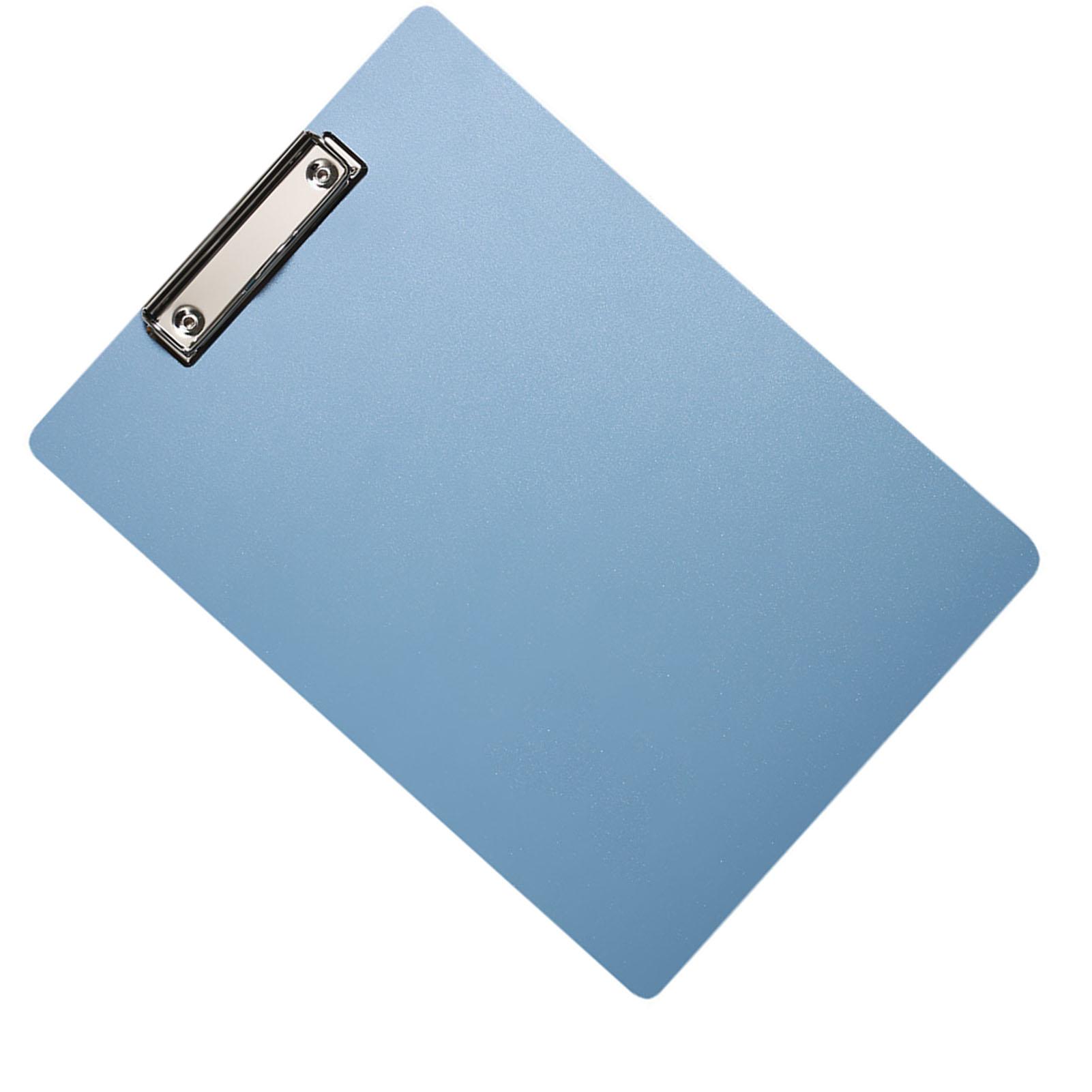 

A4 Clipboard Thicken Plastic Clipboard Folder Vertical Clips Document Clipboard for Home School Office