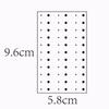 10 Sheets Water Transfer Tear Mole Fake Stickers Art Temporary DIY Tear Mole Stickers Waterproof Round