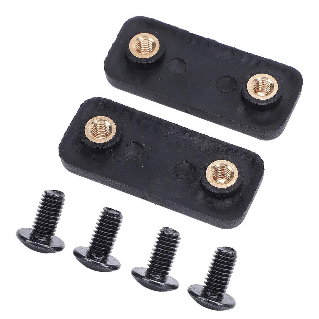 6 Stück Hintertür-Montageplatten mit Schrauben 64658 für LEER 100XR 100XL 100XQ 180XR 180XL Serie