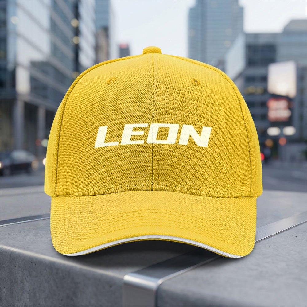 LEON Adjustable Baseball Cap Lightweight Breathable AllSeason Cap with Iconic LEON Logo Hand Washable