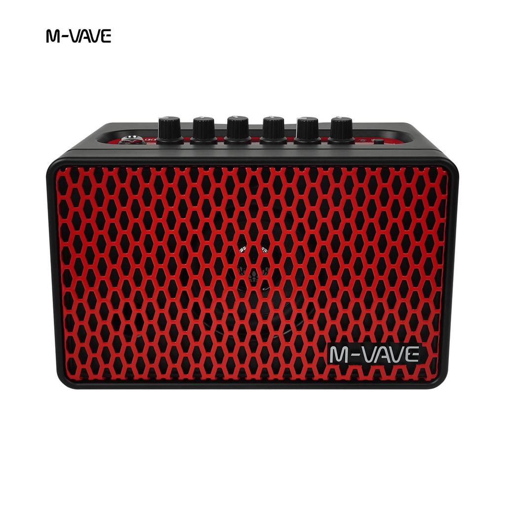 M-VAVE SP100 10W Electric Guitar Amp with Built-in Head & Cabinet Simulation for Outdoor Use