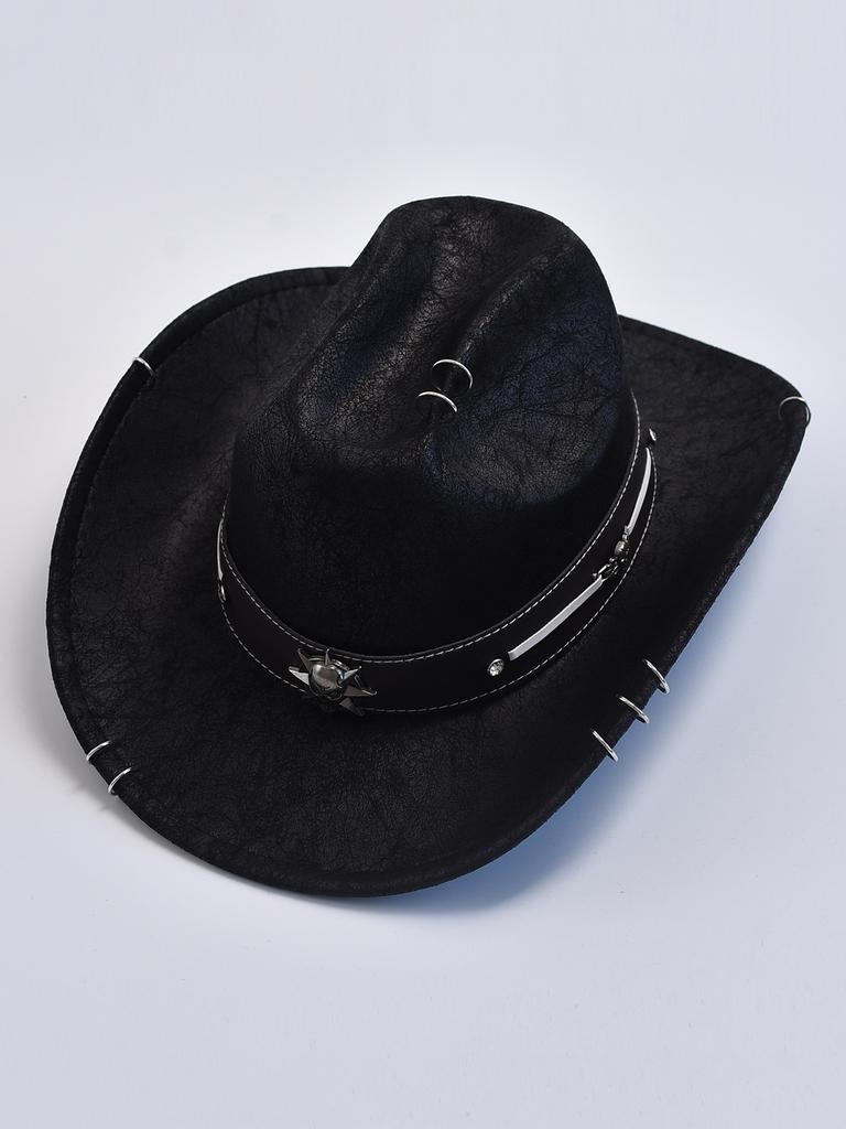 Winter Herbst Herren Western Cowboyhut Vintage Gentleman Dame Cowgirl Jazzhut Sombrero Hombre
