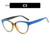 New Women Glasses Frame Cat Eye Flat Mirror Fashion Eyeframe Retro Anti Blue Light Trendy Man Decorative Glasses Plain Eyewear