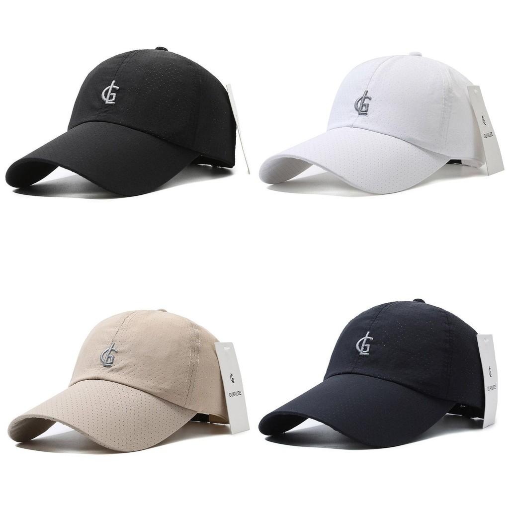 Letter Gl Embroidery Baseball Cap Outdoor Sun Protection Breathable Hat Gift