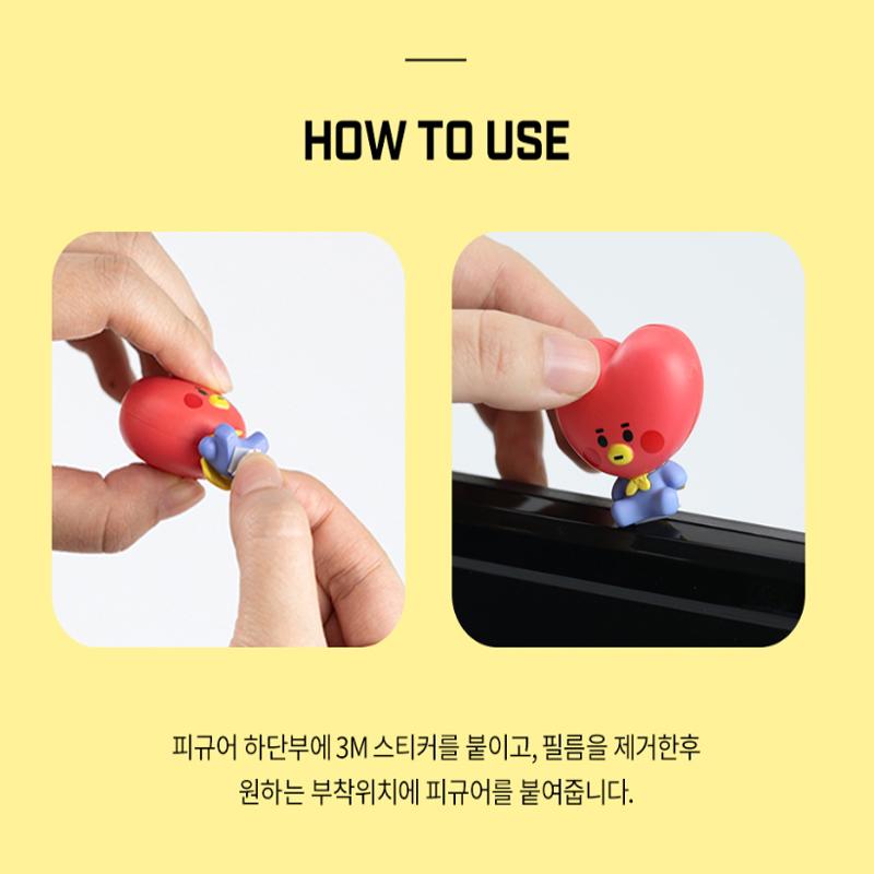 6er-Set BTS BT21 Offizielle Baby-Monitor-Figur Authentische Ware 6er-Set